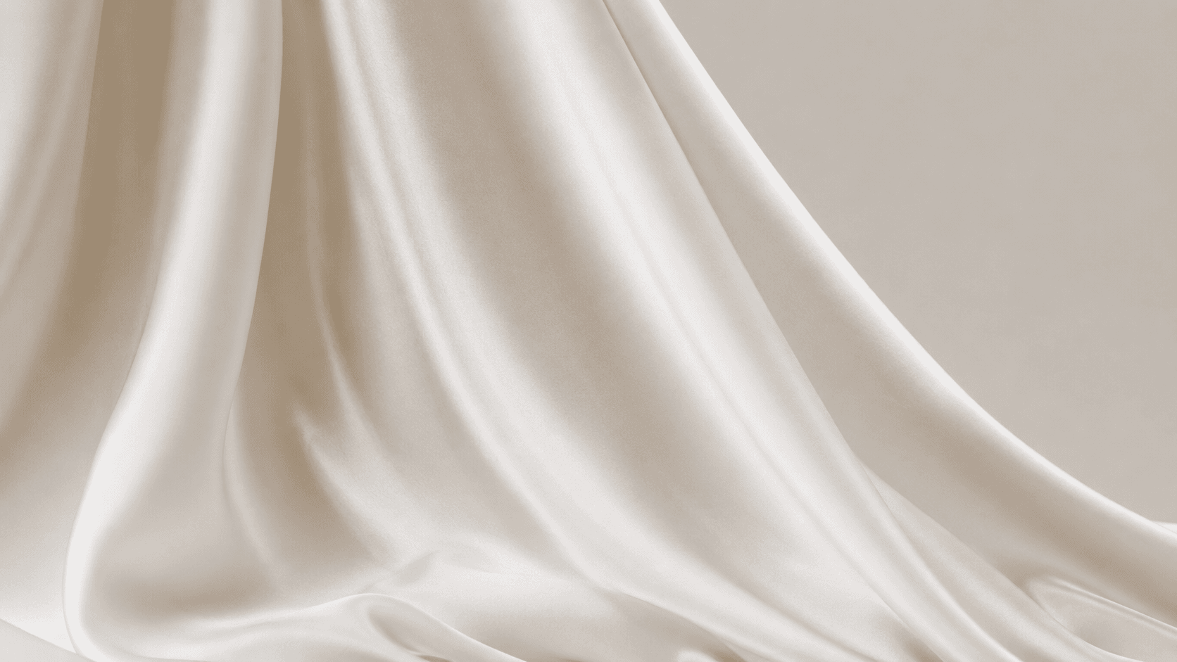 Cream silk fabric detail